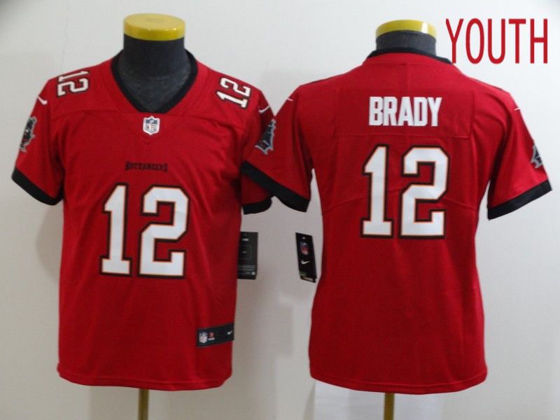 Youth Tampa Bay Buccaneers #12 Brady Red New Nike Limited Vapor Untouchable NFL Jerseys->indianapolis colts->NFL Jersey